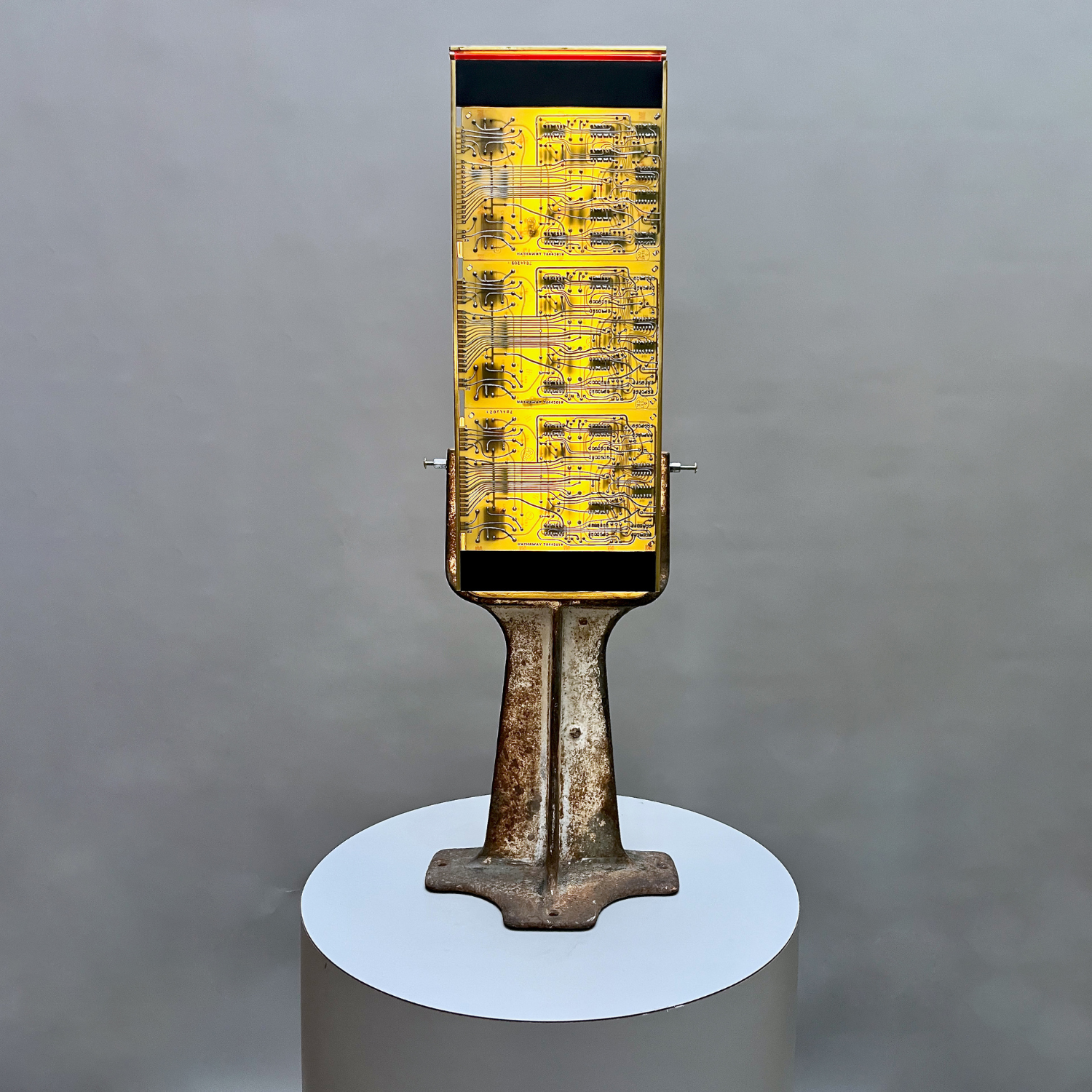 Switchyard Triptych by Sanford Kogan